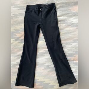 DKNY Jeans stretchy black flared pants, size 6